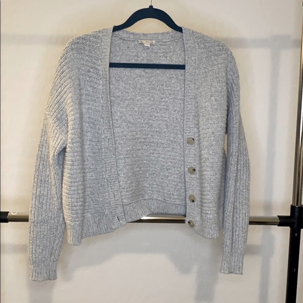 Grey cardigan
